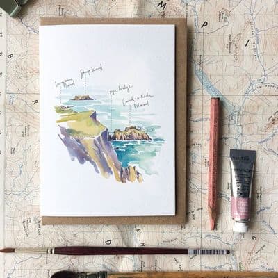 Piera Cirefice | Carrick-a-Rede Rope Bridge Card