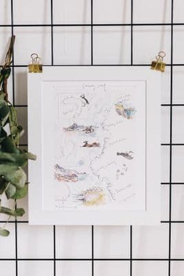 Piera Cirefice | Causeway Coast Map Print