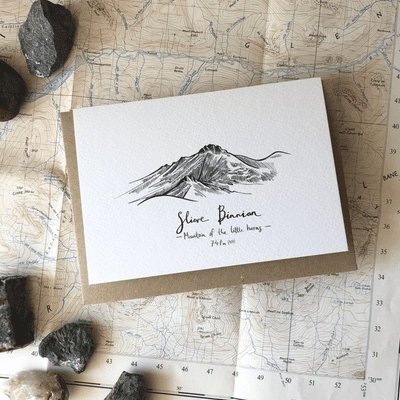 Piera Cirefice | Slieve Binnian Mourne Mountain Card