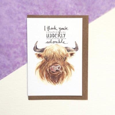 Piera Cirefice | You're Udderly Adorable Card