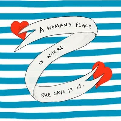 Poet & Painter | A Woman's Place Card