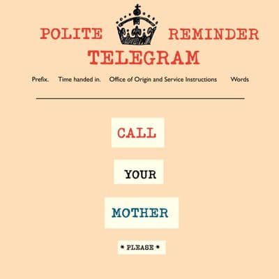 Poet & Painter | Call Your Mother Card