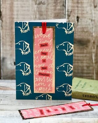 Poet & Painter | Each Day A New Chapter Bookmark Card