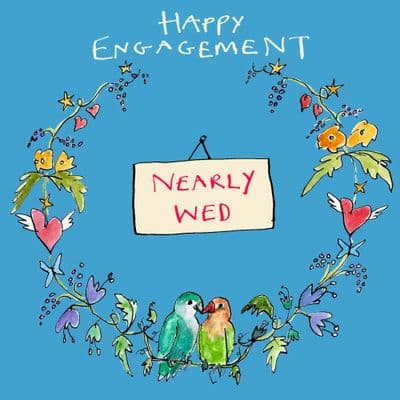 Poet & Painter | Engagement Nearly Wed Card