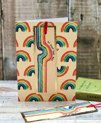 Poet & Painter | Go Your Own Way Bookmark Card