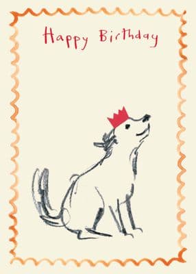 Poet & Painter | Happy Birthday Dog Card