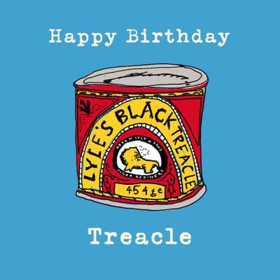 Poet & Painter | Happy Birthday Treacle Card