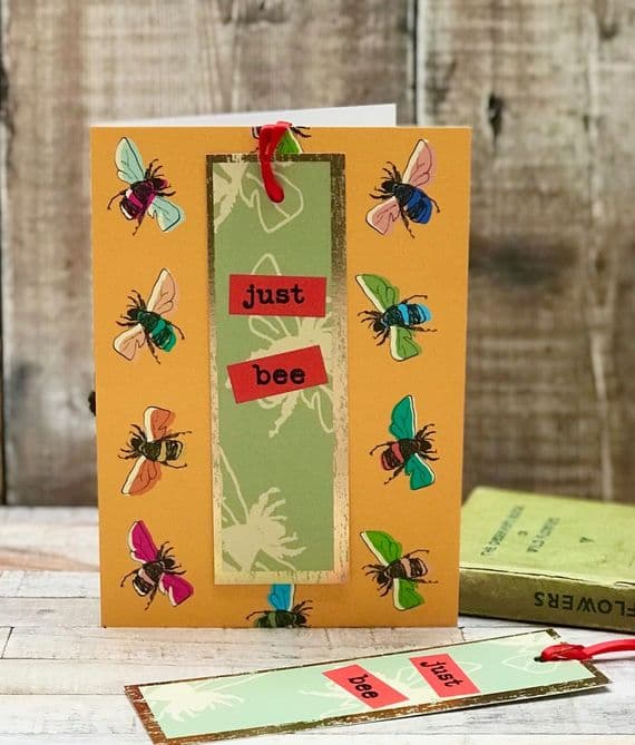 Poet & Painter Cards | Just Bee Bookmark Card | Bookmark Cards & Gifts