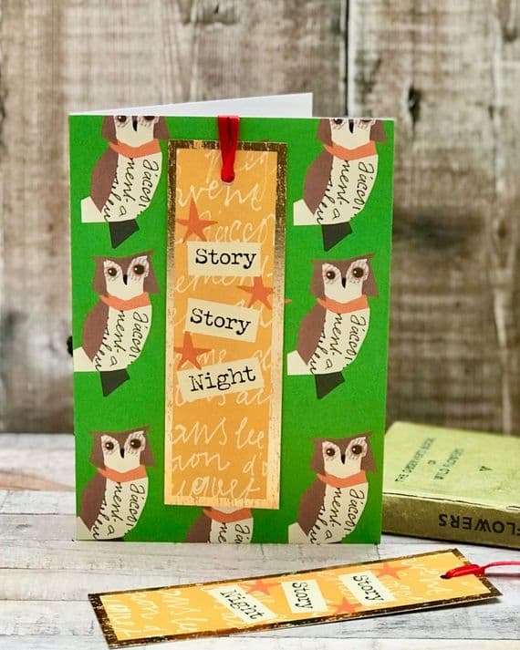 Poet & Painter Cards | Story Story Night Bookmark Card | Bookmark Cards & Gifts