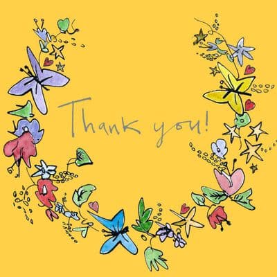 Poet & Painter | Thank You Card
