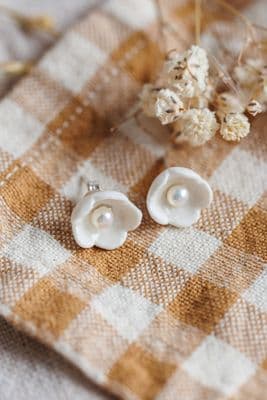 Purely Porcelain | Buttercup Earrings