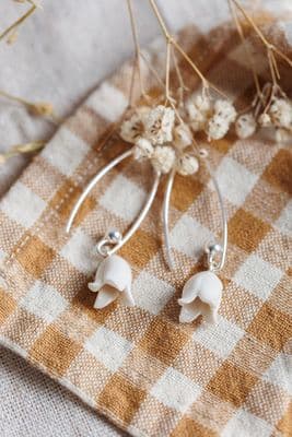 Purely Porcelain | Harebell Earrings