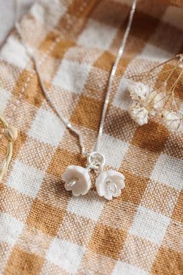 Purely Porcelain | Lily of the Valley Pendant