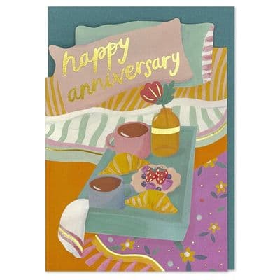 Raspberry Blossom | Happy Anniversary Card