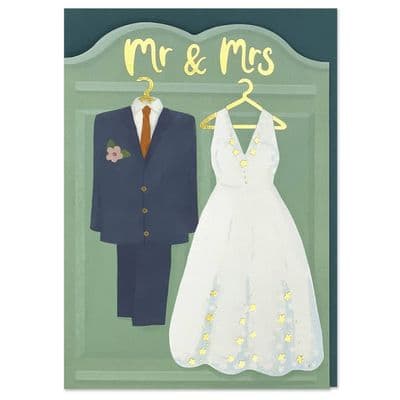 Raspberry Blossom | Mr & Mrs Card