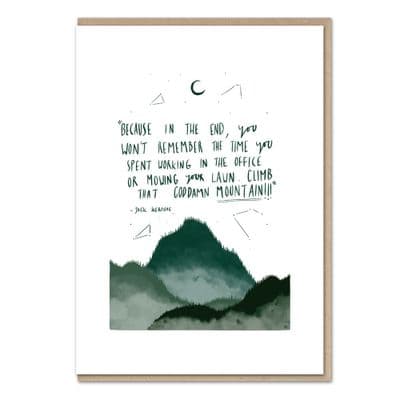 Rhea Hanlon | Goddamn Mountain Card