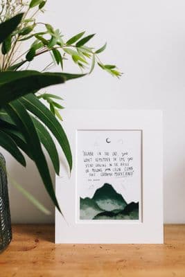 Rhea Hanlon | Goddamn Mountain Print