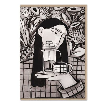 Rhea Hanlon | Midnight Flowers Card