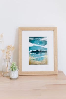 Rhea Hanlon | Mournes in Blue Print