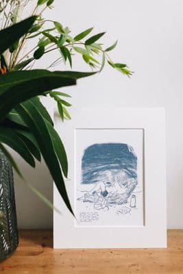 Rhea Hanlon | Sitting by the Water Print