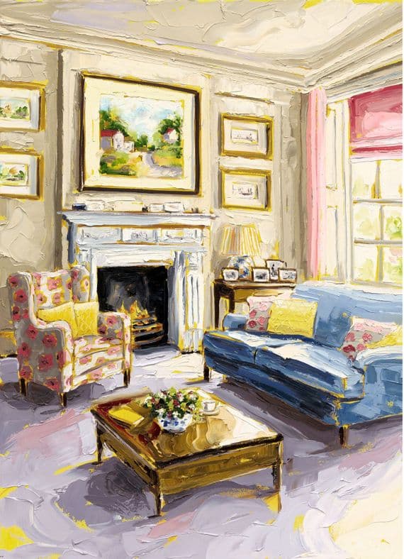 Roisin O'Farrell Artist | A Taste of Friendship Period Interiors Print | Wicklow | Ireland