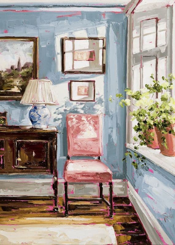Roisin O'Farrell Artist | Dappled Sundays Period Interiors Print | Wicklow | Ireland