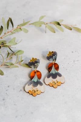 Rosa Pietsch |  Crocus Drop Earrings | Autumn