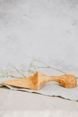 Rosie Brewer Cake Server | Birdseye Maple
