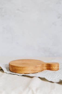 Rosie Brewer Mini Round Serving Board | Oak