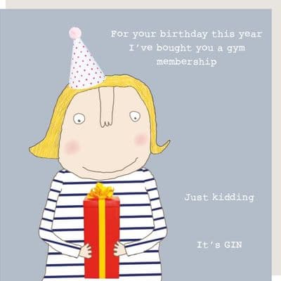 Rosie Made a Thing | Gin Membership Birthday Card