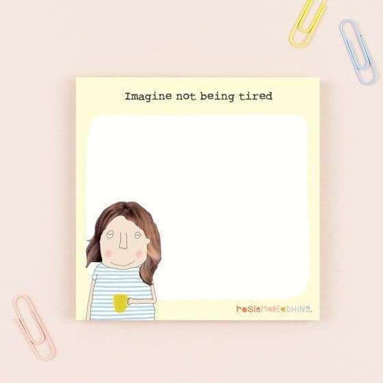 Rosie Made a Thing | Imagine Note Being Tired Mini Note Block | Post It ...