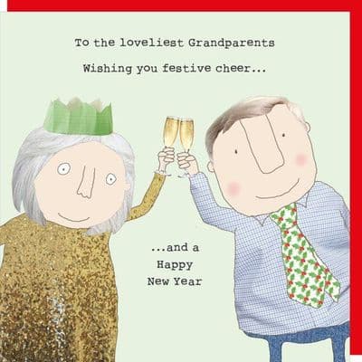 Rosie Made a Thing | Loveliest Grandparents Christmas Card