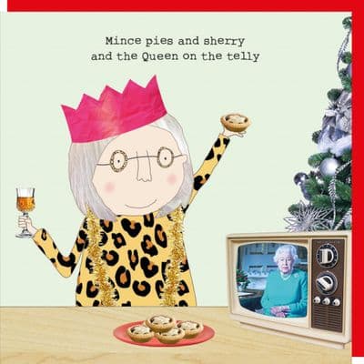 Rosie Made a Thing | Queen on the Telly Christmas Card