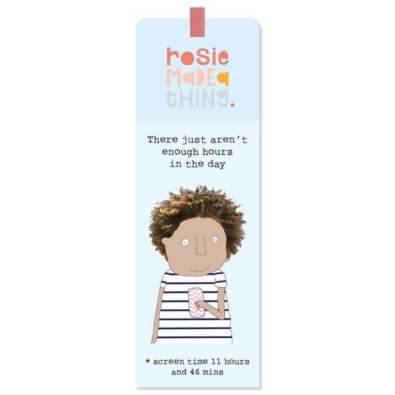 Rosie Made a Thing Cards | Screen Time Bookmark | Funny Bookmark Gifts
