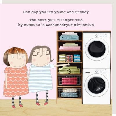 Rosie Made a Thing | Washer/Dryer Card