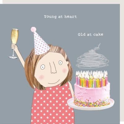 Rosie Made a Thing | Young at Heart Birthday Girl Card