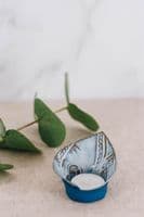 Ruth Fairhead Ceramics | Handmade Ceramic Tea Light Candle Holder | Ice