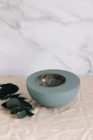 Ruth Fairhead Ceramics | Handmade Ceramic Hemisphere Sculptural Bowl | Storm