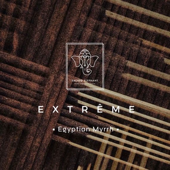Sacred Elephant Incense | Egyptian Myrrh Luxury Natural Incense | Extrême Hand Rolled Incense
