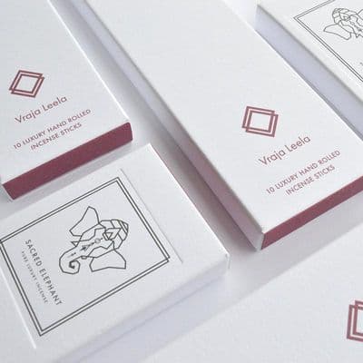 Sacred Elephant | Vraja Leela Hand Rolled Luxury Incense