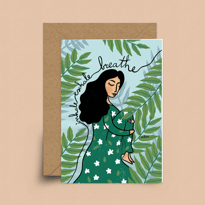 Sakina Saidi | Inhale Exhale Breathe Card