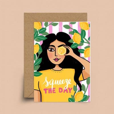 Sakina Saidi | Squeeze the Day Card