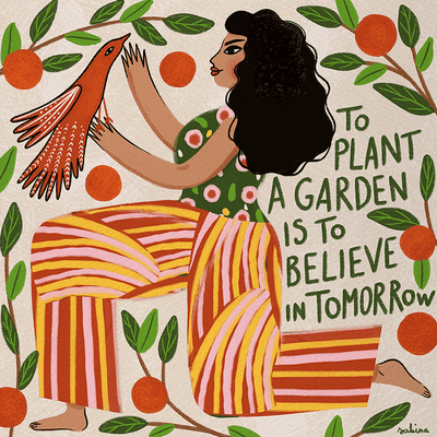 Sakina Saidi | To Plant a Garden Print