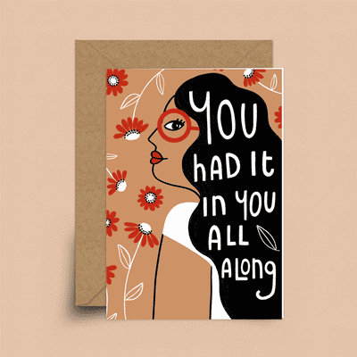 Sakina Saidi | You Had It In You Card