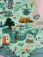 Salty Sea Sisters | Swim Map of Wales | Wild Swimming Wales | Wild Swimming Gifts