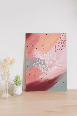 Sarah McKane | Be Kind Print (Lighter)