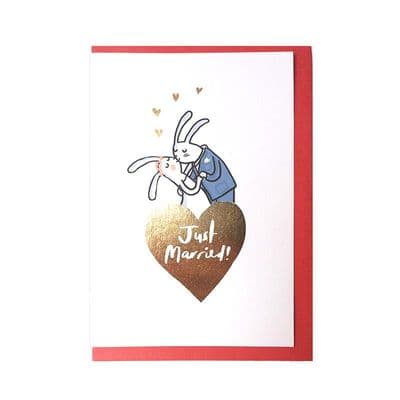 Sarah Ray | Just Married Wedding Card