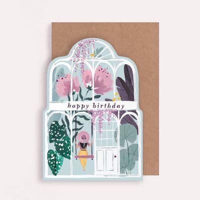 Sister Paper Co | Happy Birthday Glasshouse Card