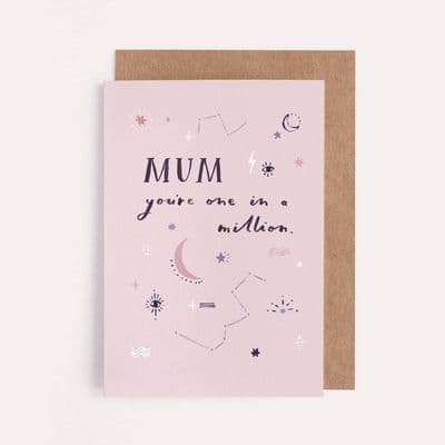 Sister Paper Co | Mum One in a Million Card