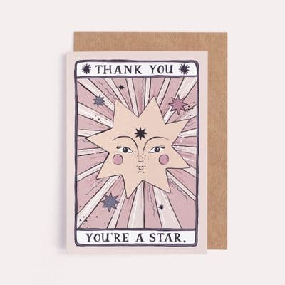 Sister Paper Co | Thank You, You're a Star Card